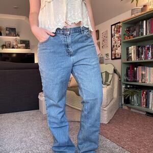 Vintage Route 66 Light Wash Denim Jeans